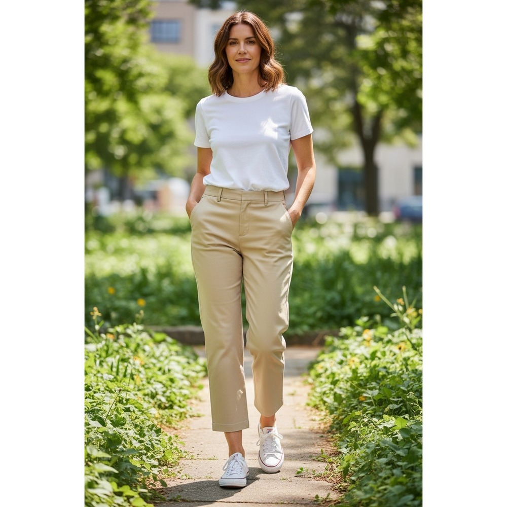 Incotex 1951 NWT Trousers Size 31 Beige / IT 42 High Comfort Italian Chino Pants
